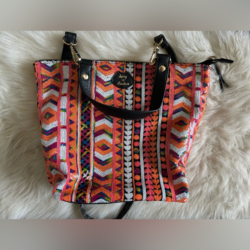 EUC - Juicy Couture Sequined Bag